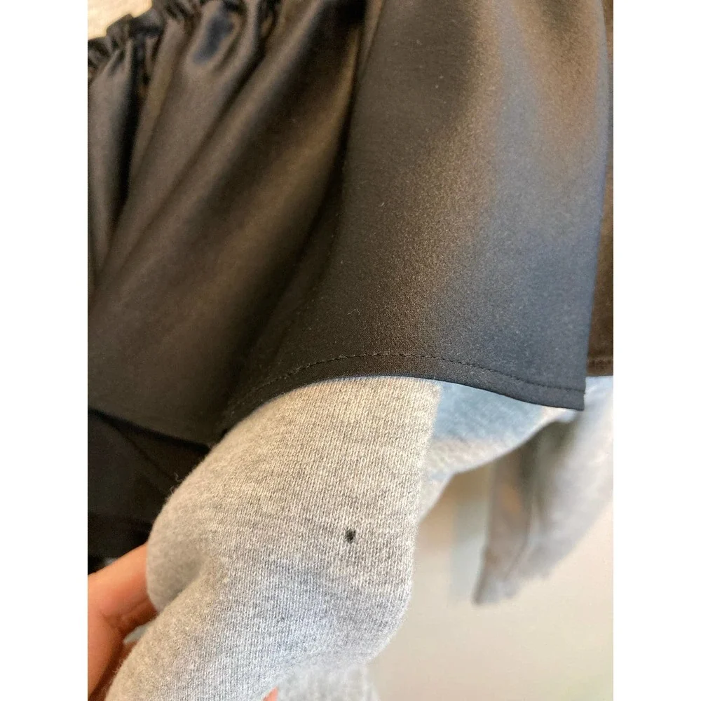 J.Crew Asymmetrical Ruffle Sweatshirt - Picture 5 of 6